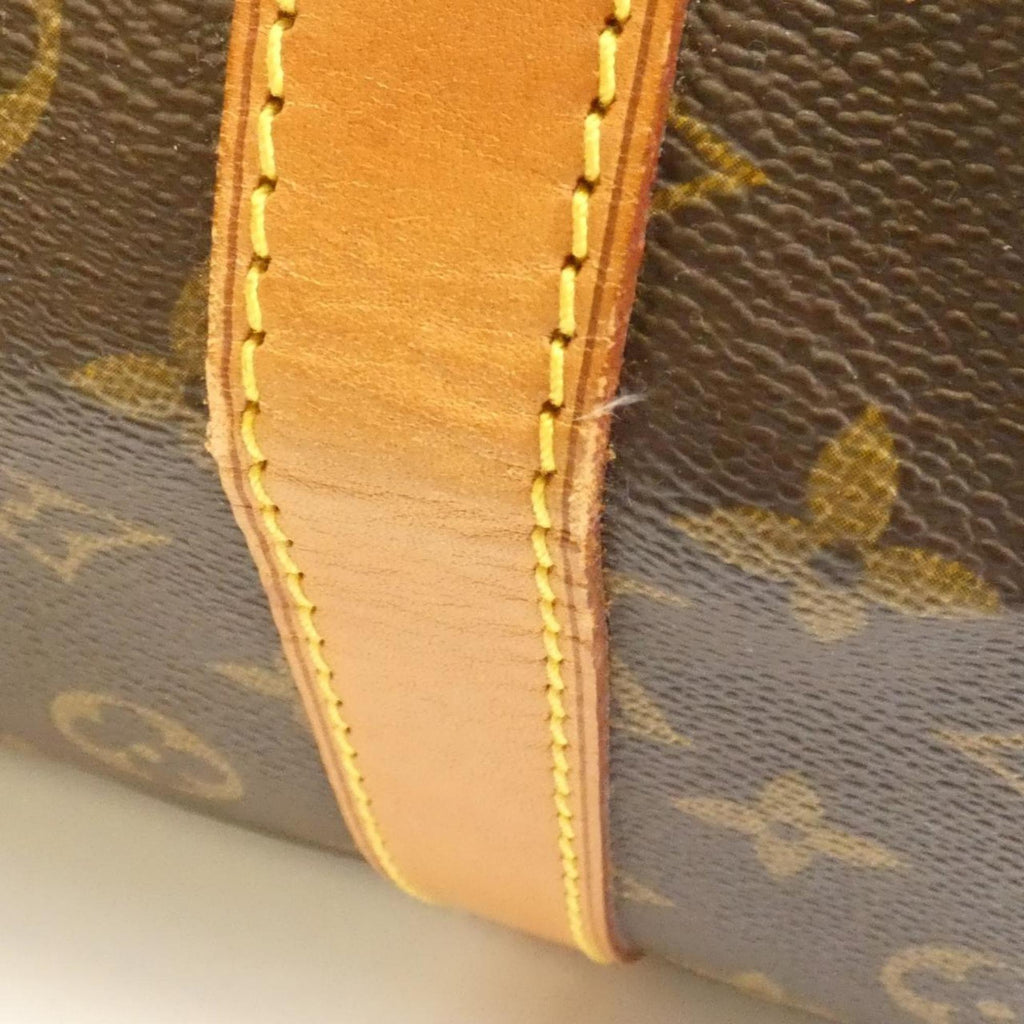 Louis Vuitton Marron Coated Canvas Boston Bag (Pre-Owned)