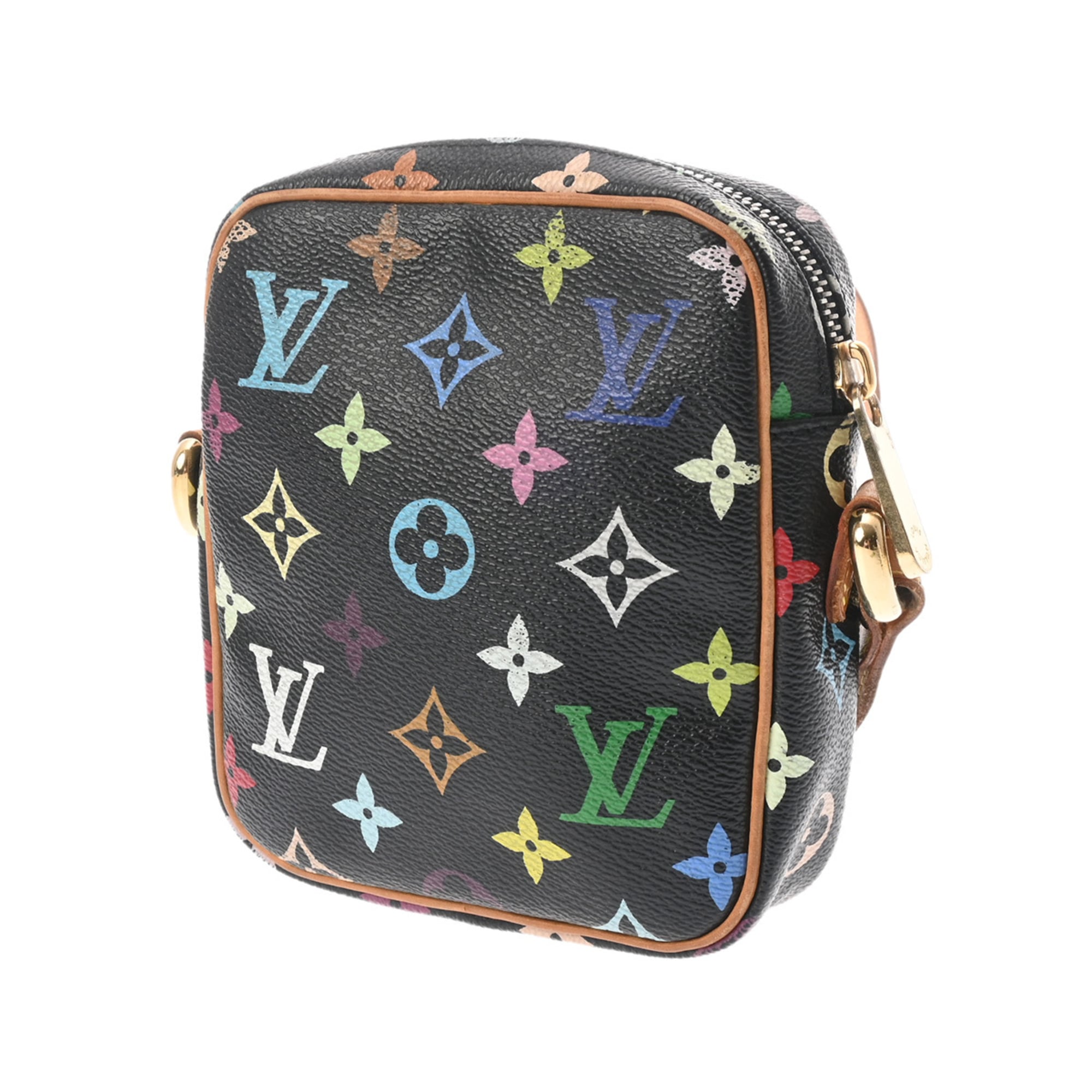 Louis Vuitton Multi-Color Noir Monogram Multicolore Shoulder Bag (Pre-Owned)