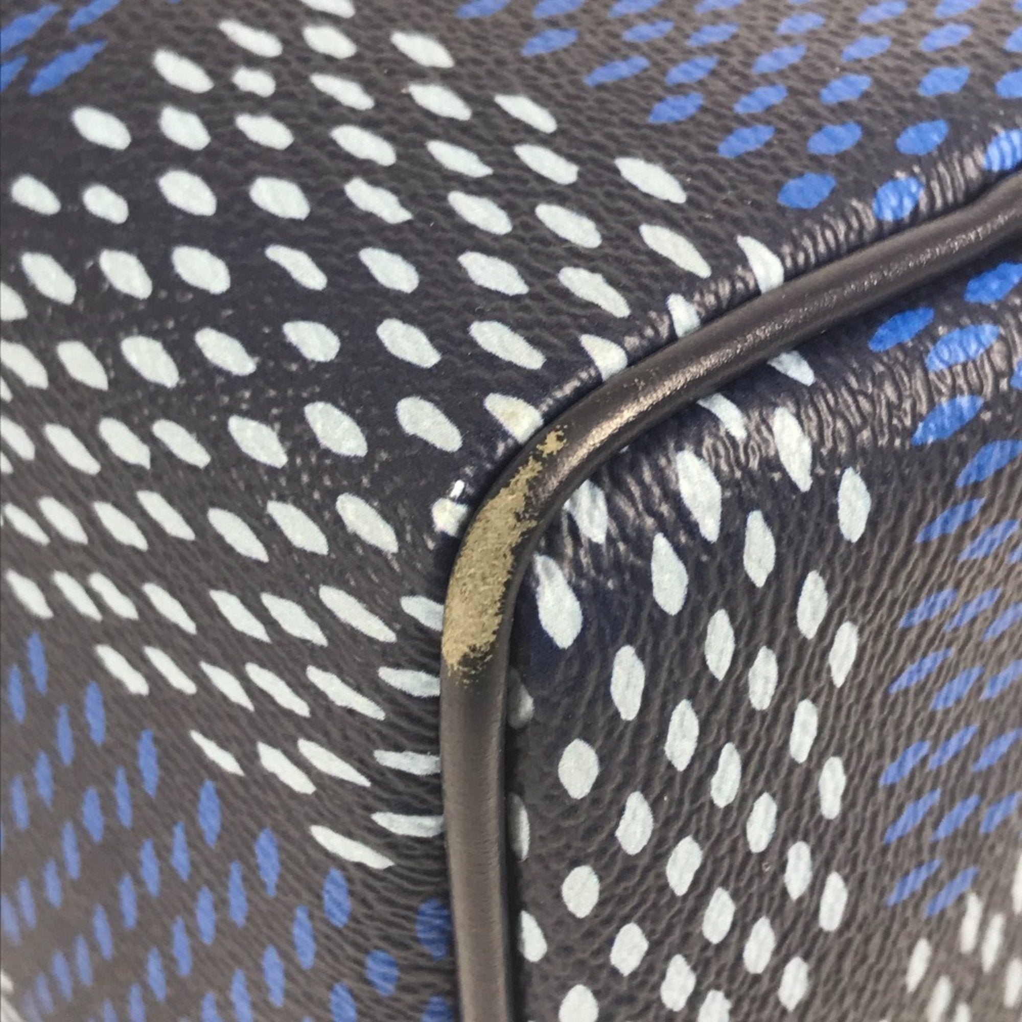 Louis Vuitton Blue Damier Canvas Clutch Bag (Pre-Owned)