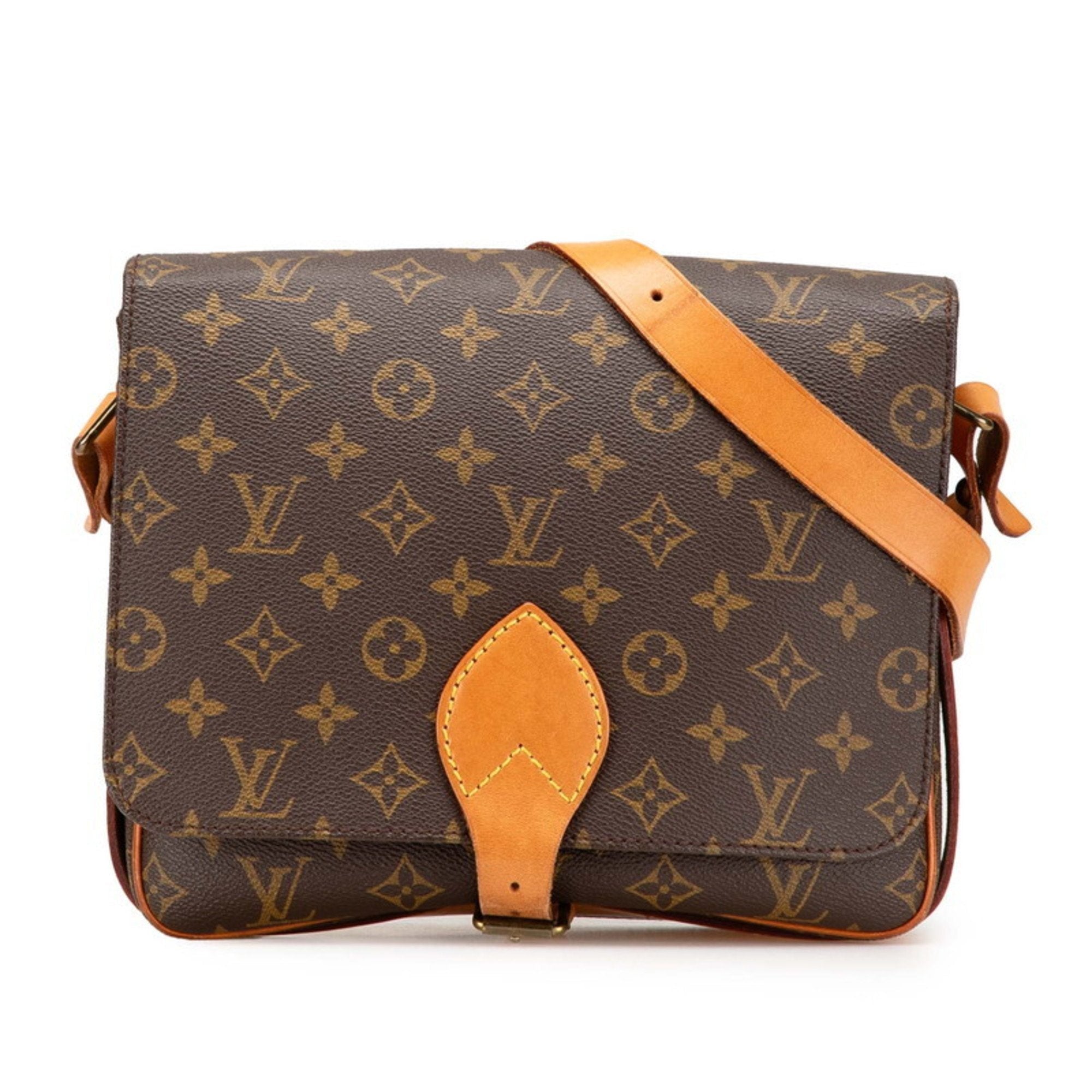 Louis Vuitton Brown Pvc Leather Shoulder Bag (Pre-Owned)