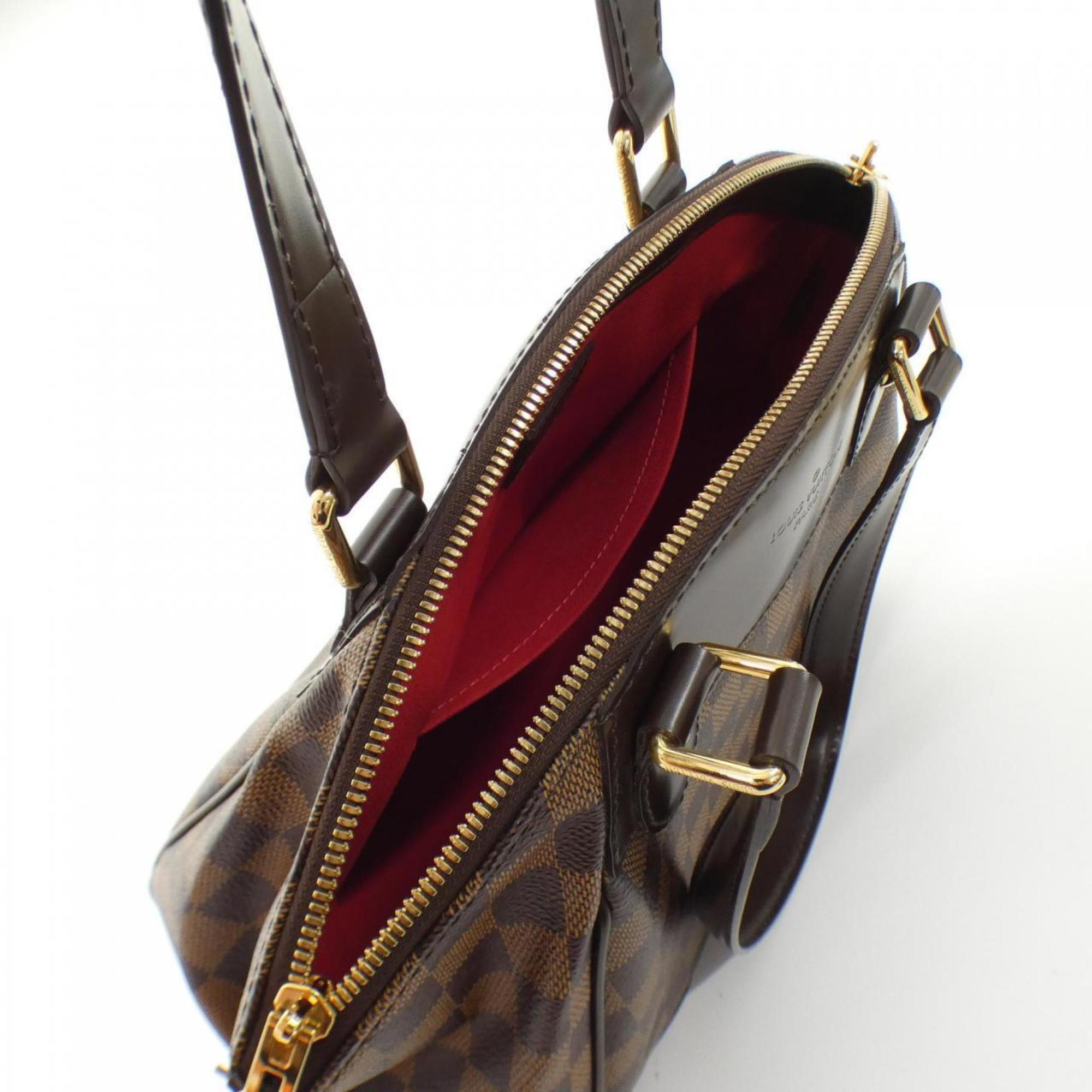 Louis Vuitton Damier Damier Canvas Ebene Damier Canvas Handbag (Pre-Owned)