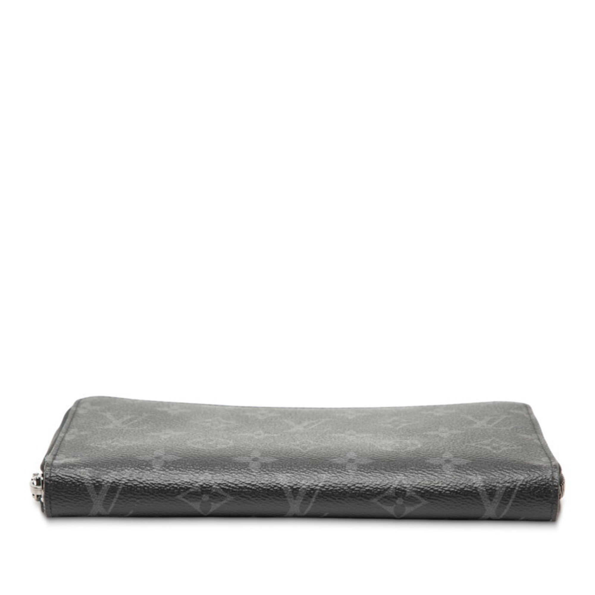 Louis Vuitton Black Pvc Leather Long Wallet (Bi-Fold) (Pre-Owned)