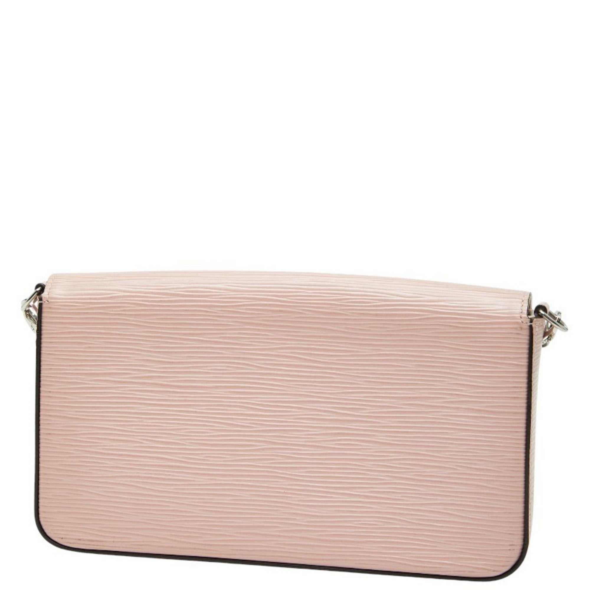 Louis Vuitton Pink Rose Ballerine Leather Pochette Shoulder Bag (Pre-Owned)
