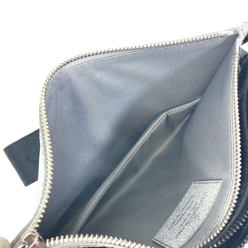 Louis Vuitton Black Silver Leather Shoulder Bag (Pre-Owned)