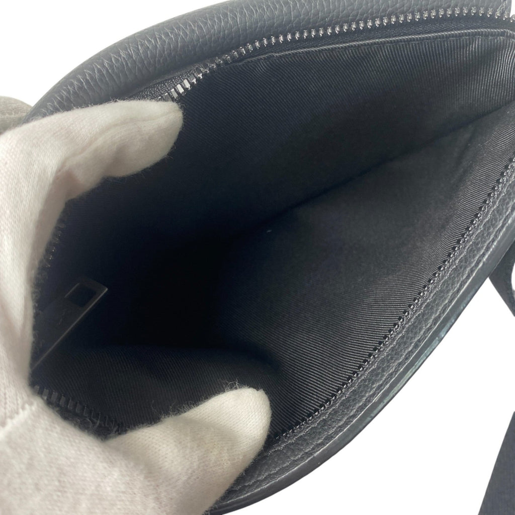 Louis Vuitton Black Leather Sling Bag (Pre-Owned)
