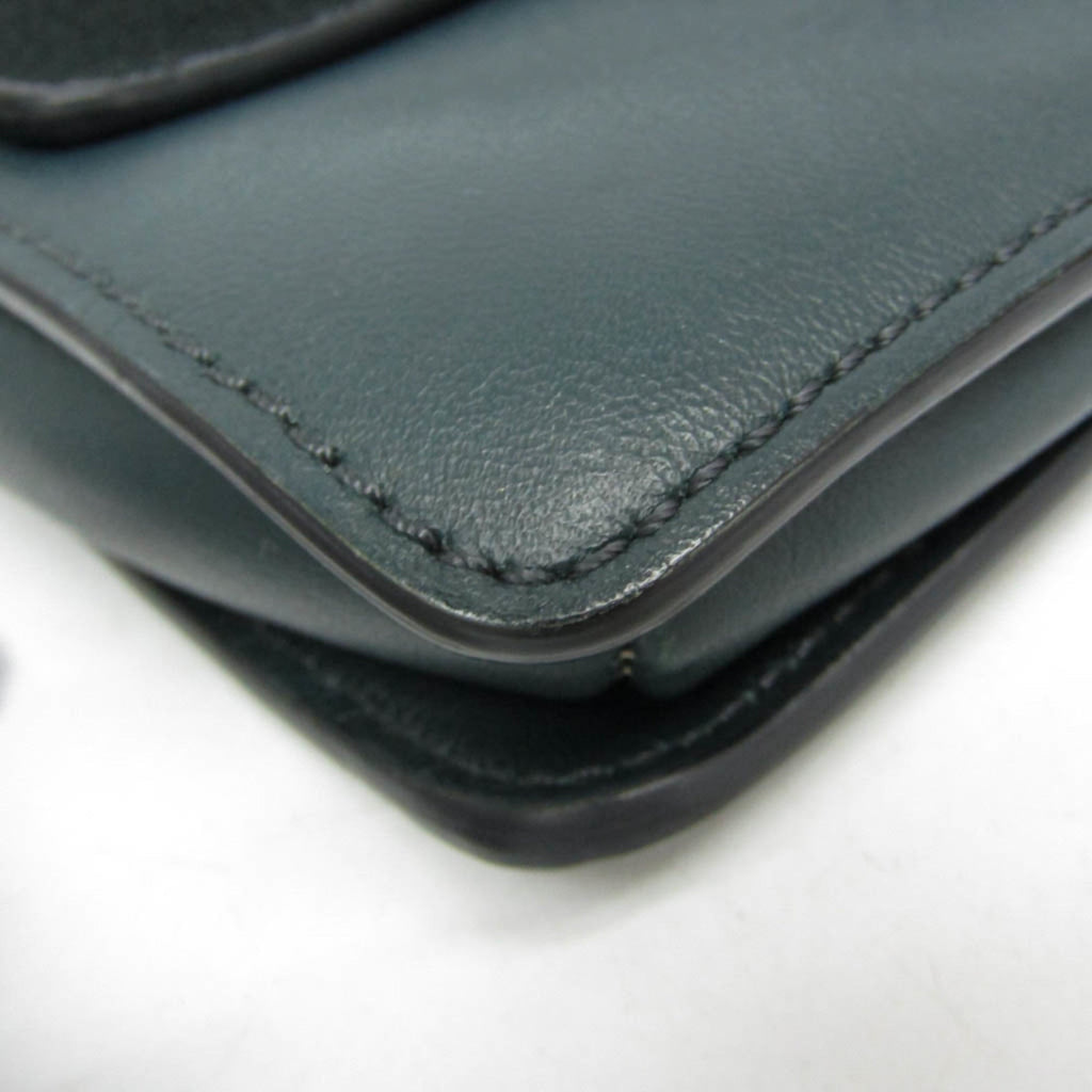 Faye Shoulder Bag Leather and Suede Small