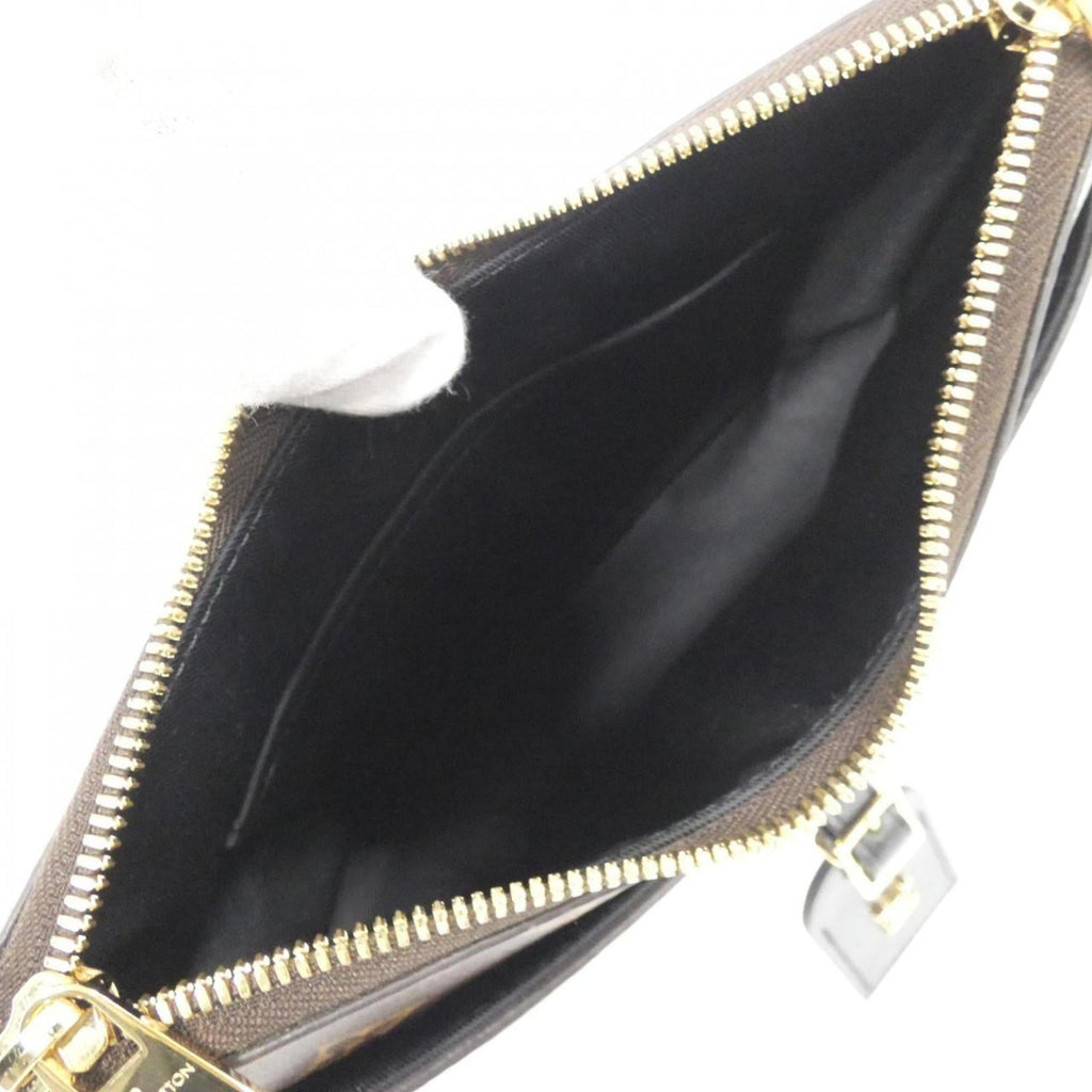 Louis Vuitton Black Marron Coated Canvas Shoulder Bag (Pre-Owned)