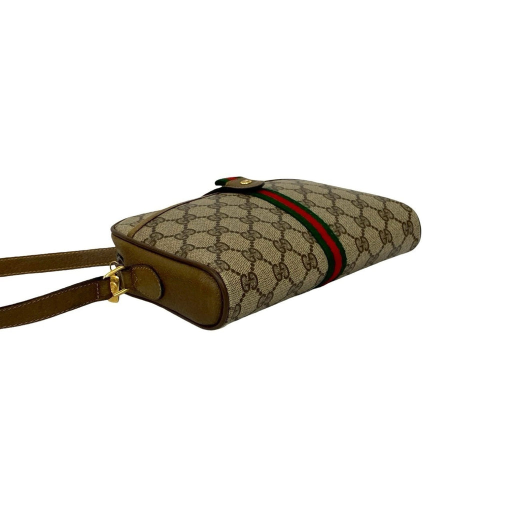 Ophidia Shoulder Bag GG Coated Canvas Small