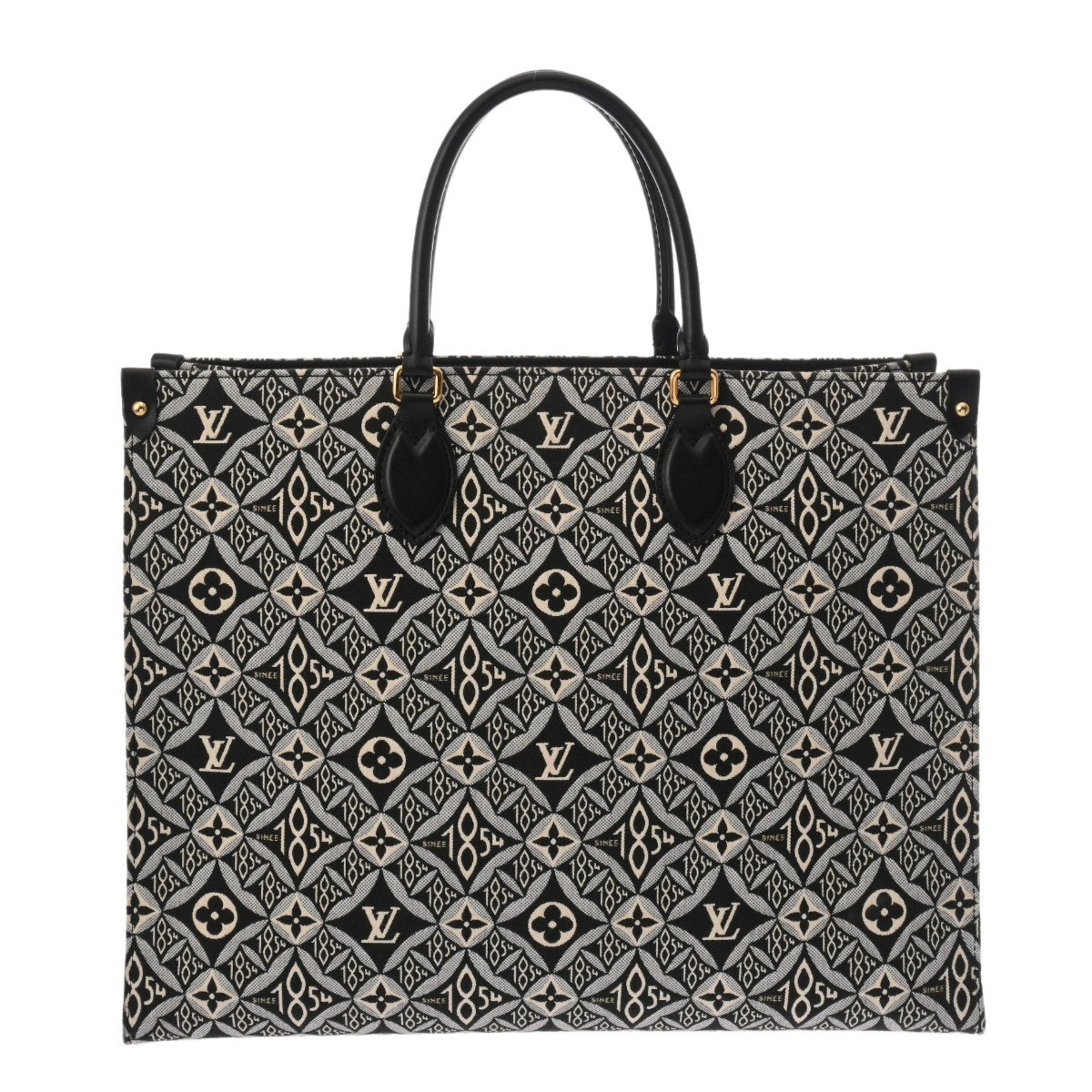Louis Vuitton Black White Monogram Handbag (Pre-Owned)