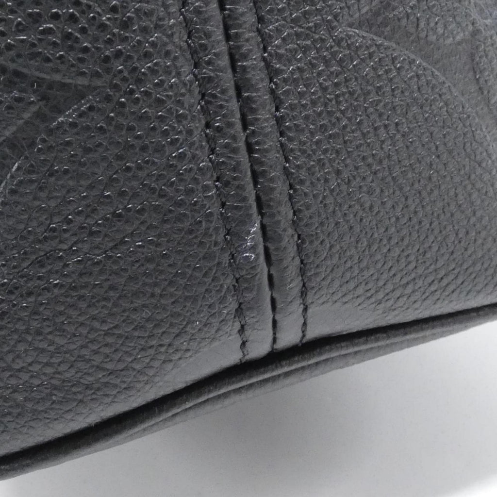 Louis Vuitton Black Leather Handbag (Pre-Owned)