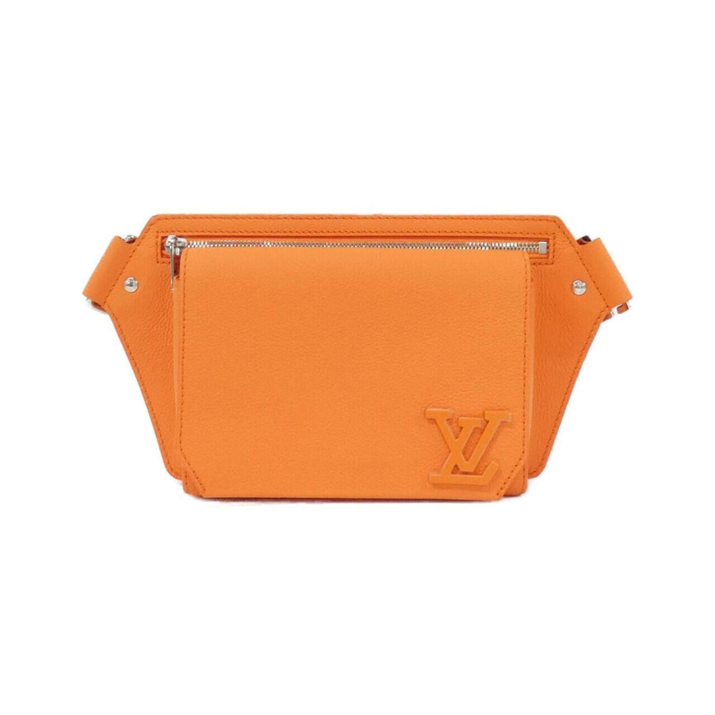 Louis Vuitton Orange Leather Shoulder Bag (Pre-Owned)