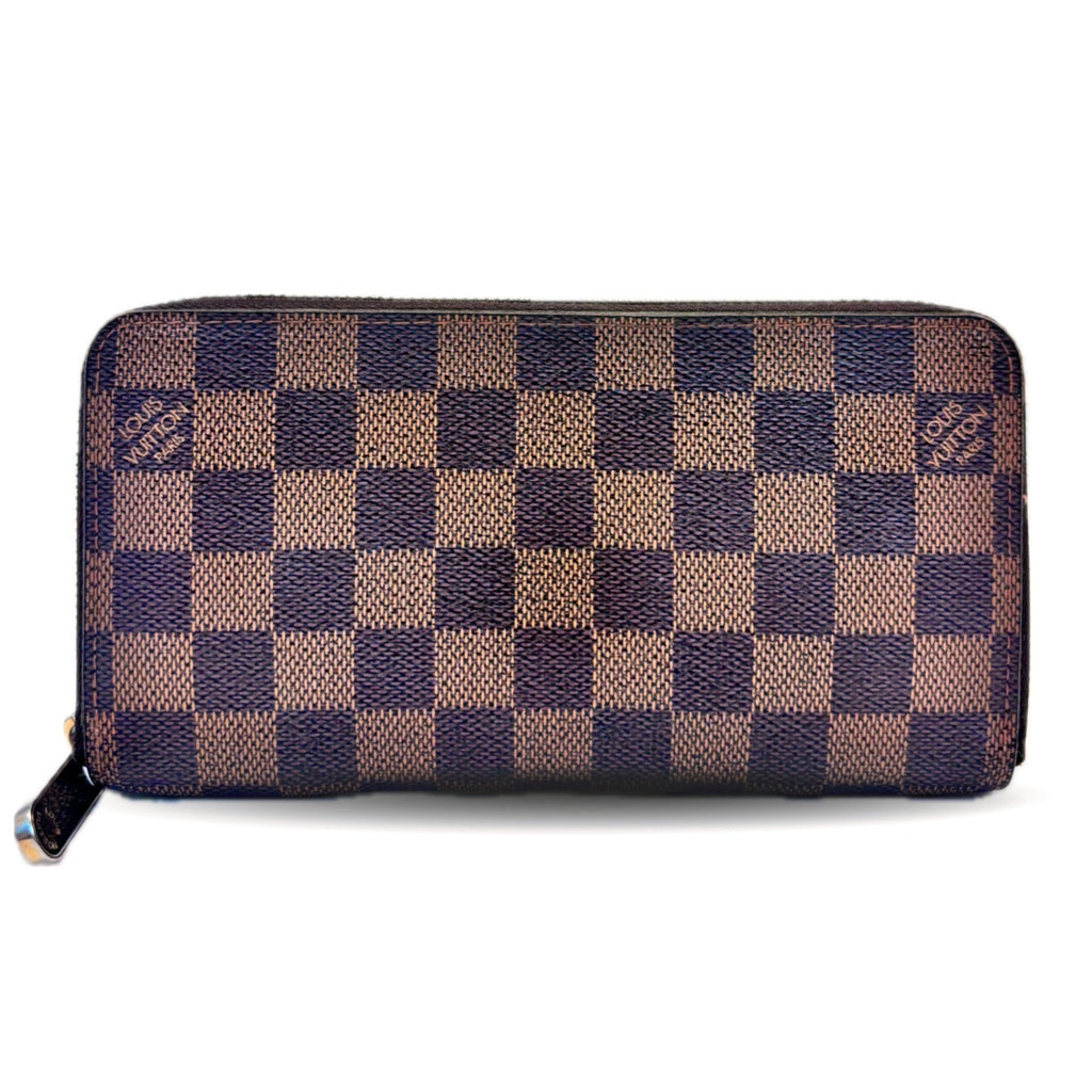 Louis Vuitton Damier Brown Damier Canvas Ebene Long Wallet (Bi-Fold) (Pre-Owned)