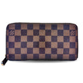 Louis Vuitton Damier Brown Damier Canvas Ebene Long Wallet (Bi-Fold) (Pre-Owned)