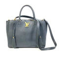 Louis Vuitton Black Leather Tote Bag (Pre-Owned)