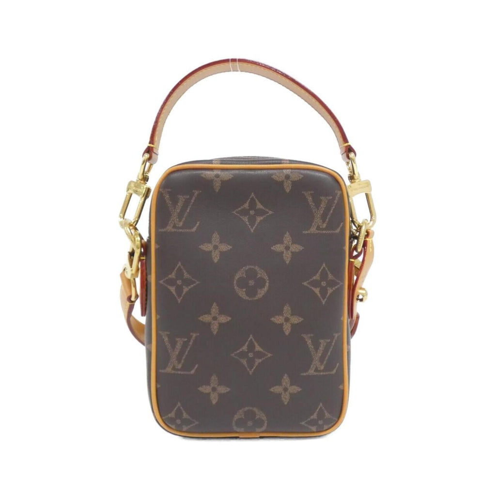 Louis Vuitton Monogram Marron Leather Shoulder Bag (Pre-Owned)
