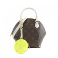 Louis Vuitton Brown Coated Canvas Leather Handbag (Pre-Owned)