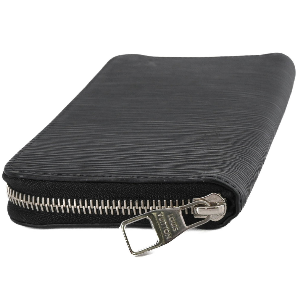 Louis Vuitton Epi Noir Epi Leather Long Wallet (Bi-Fold) (Pre-Owned)