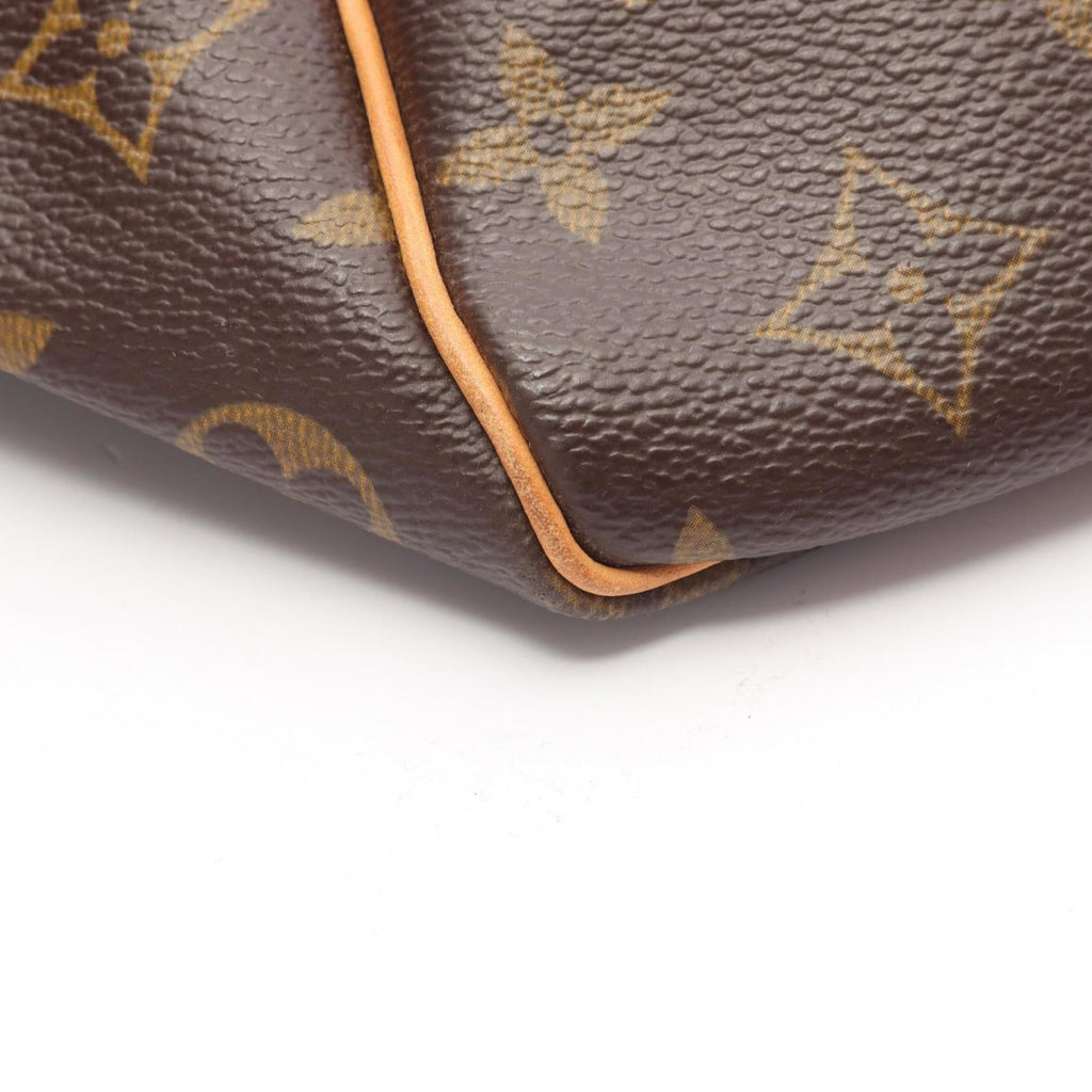 Louis Vuitton Brown Coated Canvas Pvc Monogram Leather Boston Bag (Pre-Owned)