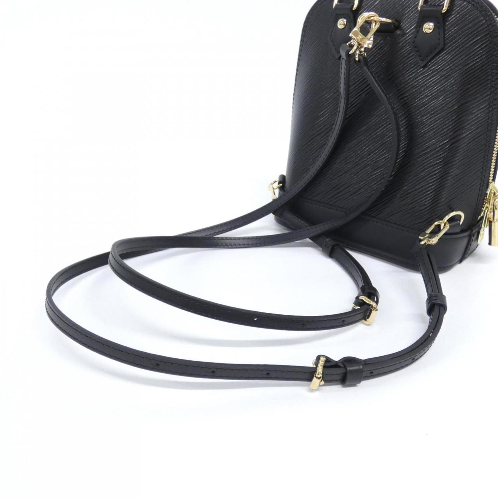 Louis Vuitton Black Leather Backpack (Pre-Owned)