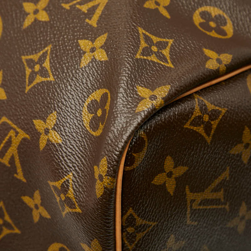 Louis Vuitton Brown Pvc Leather Boston Bag Shoulder Bag (Pre-Owned)