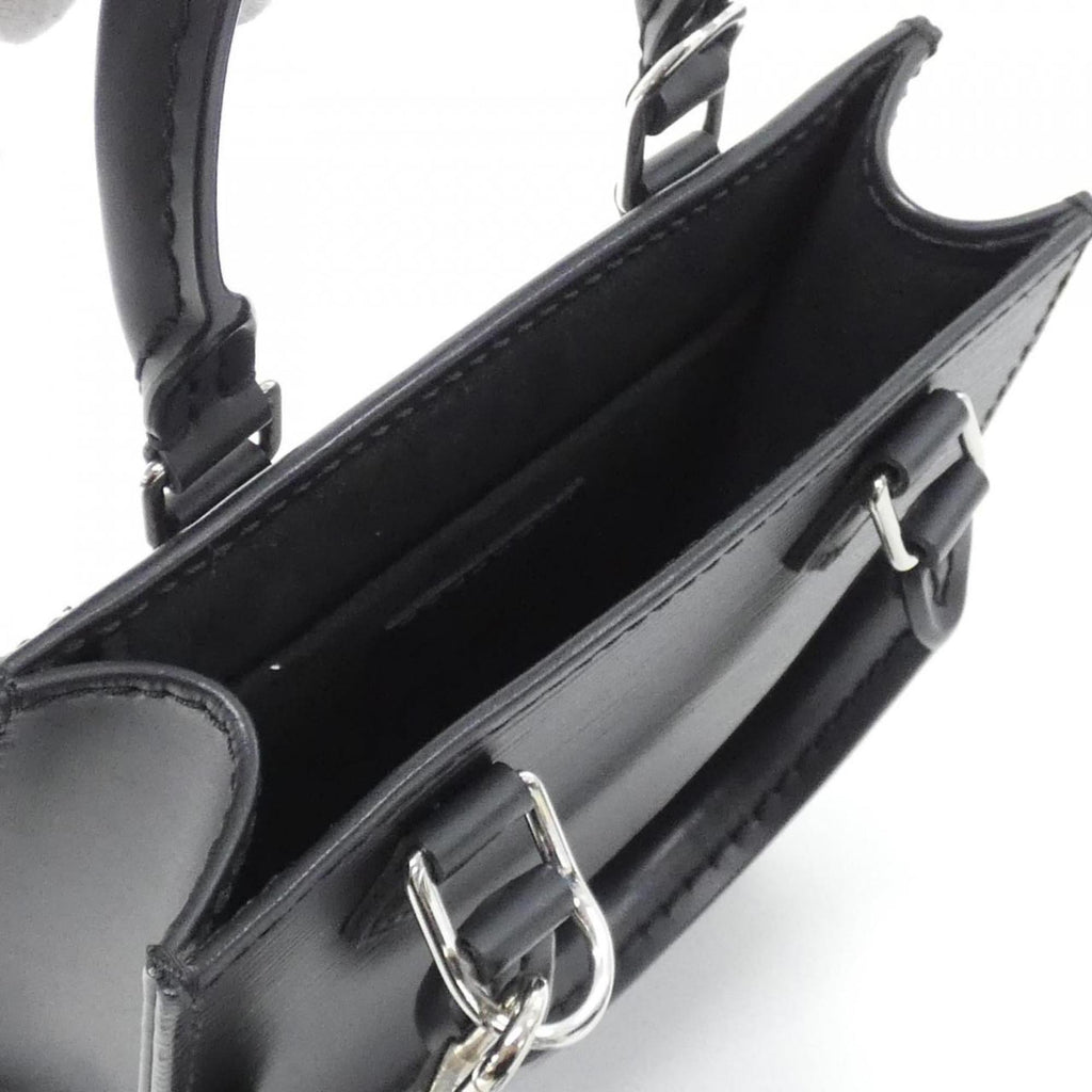 Louis Vuitton Black Leather Handbag (Pre-Owned)