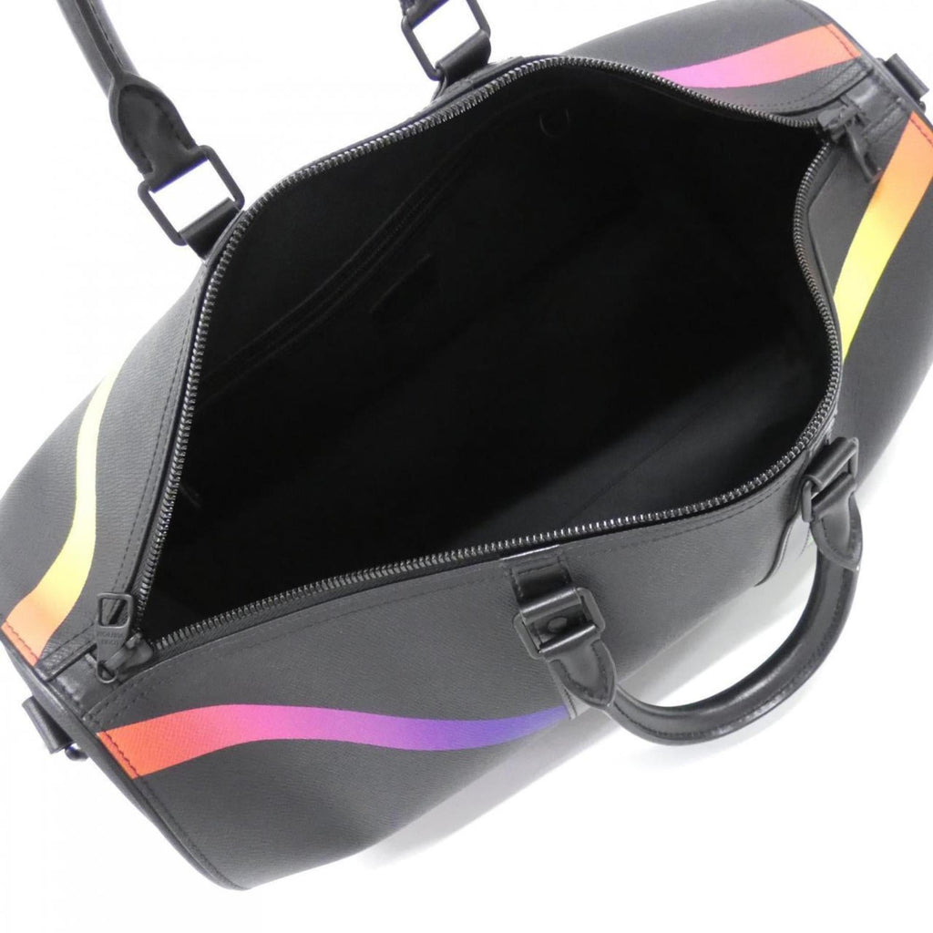 Louis Vuitton Black Leather Boston Bag (Pre-Owned)