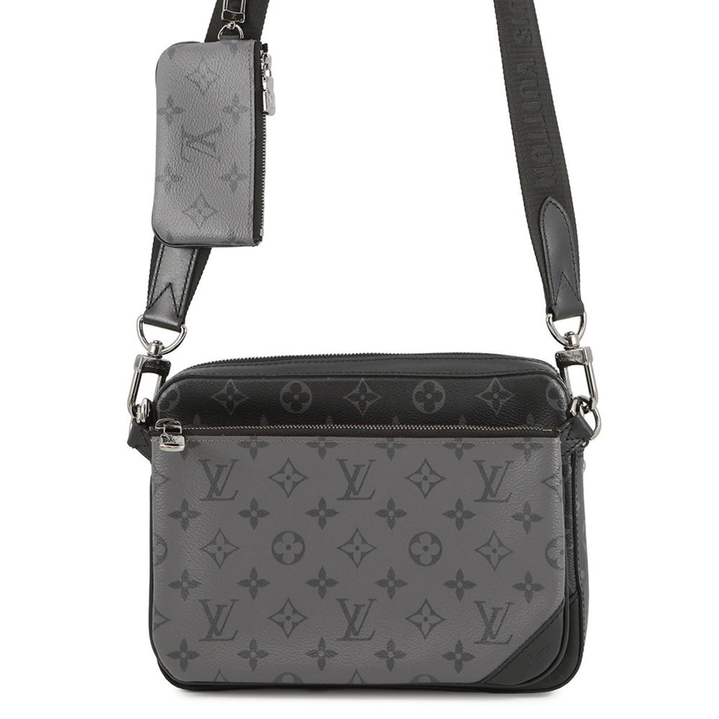 Louis Vuitton Black Monogram Eclipse Monogram Reverse Noir Monogram Eclipse Monogram Reverse Shoulder Bag (Pre-Owned)