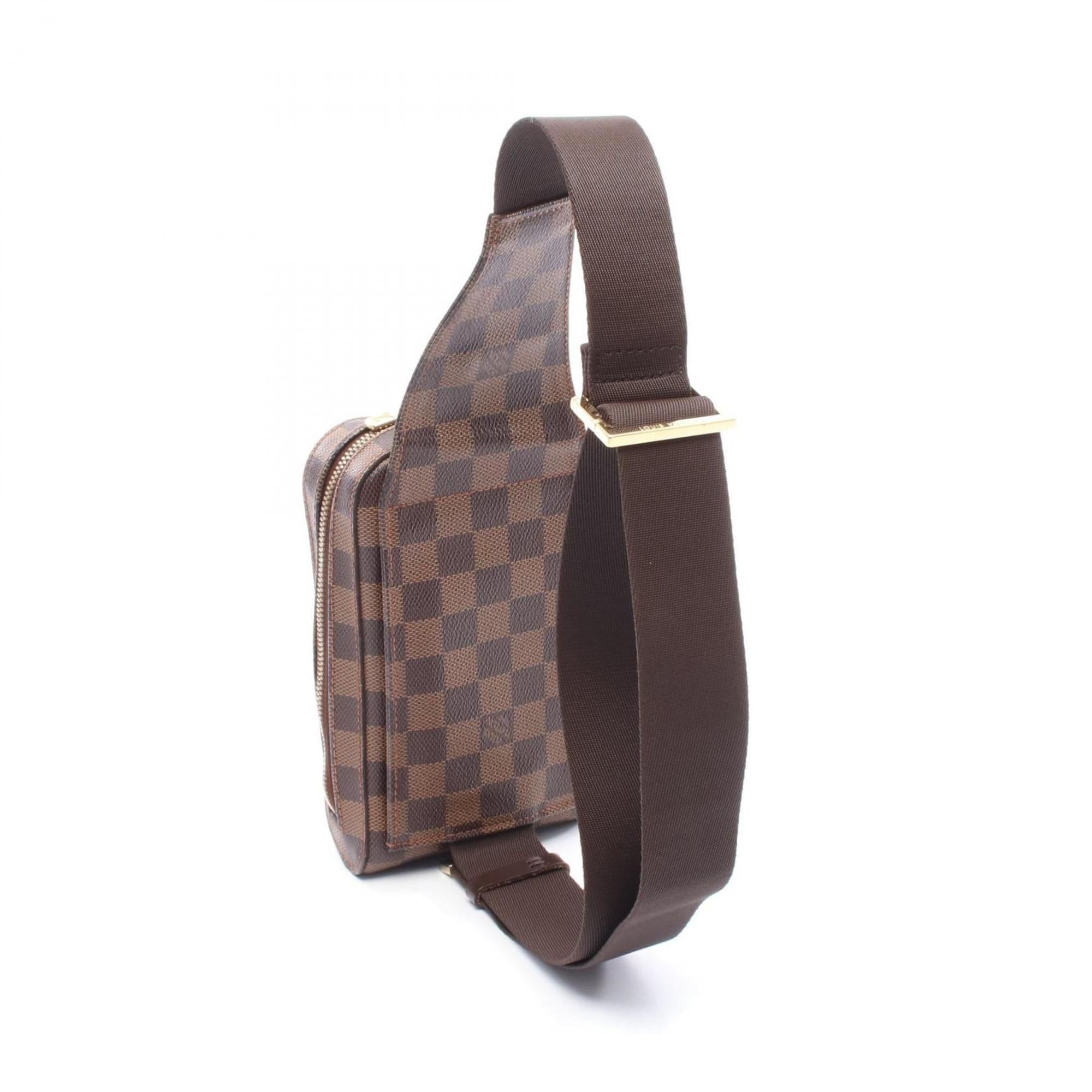 Louis Vuitton Brown Damier Canvas Coated Canvas Fanny Pack Sling Bag (Pre-Owned)