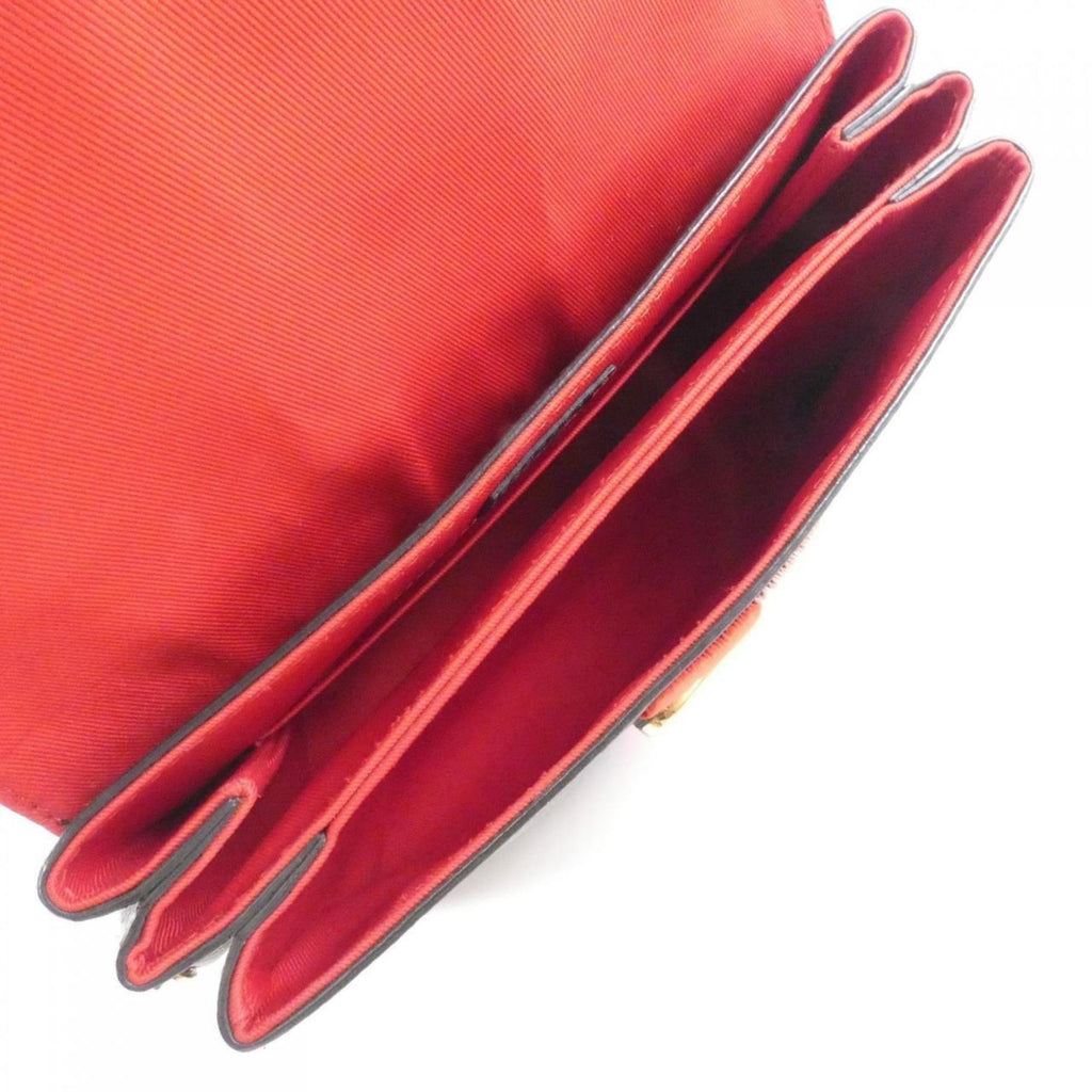 Louis Vuitton Coquelicots Marron Peche Coated Canvas Handbag (Pre-Owned)