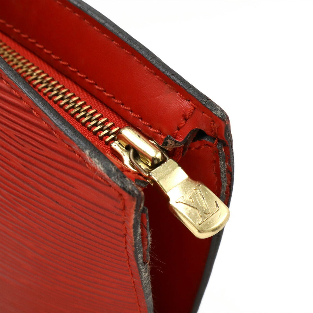Louis Vuitton Castilian Red Epi Leather Shoulder Bag Tote Bag (Pre-Owned)