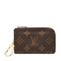 Louis Vuitton Brown Pvc Leather Coin Purse/Coin Case (Pre-Owned)