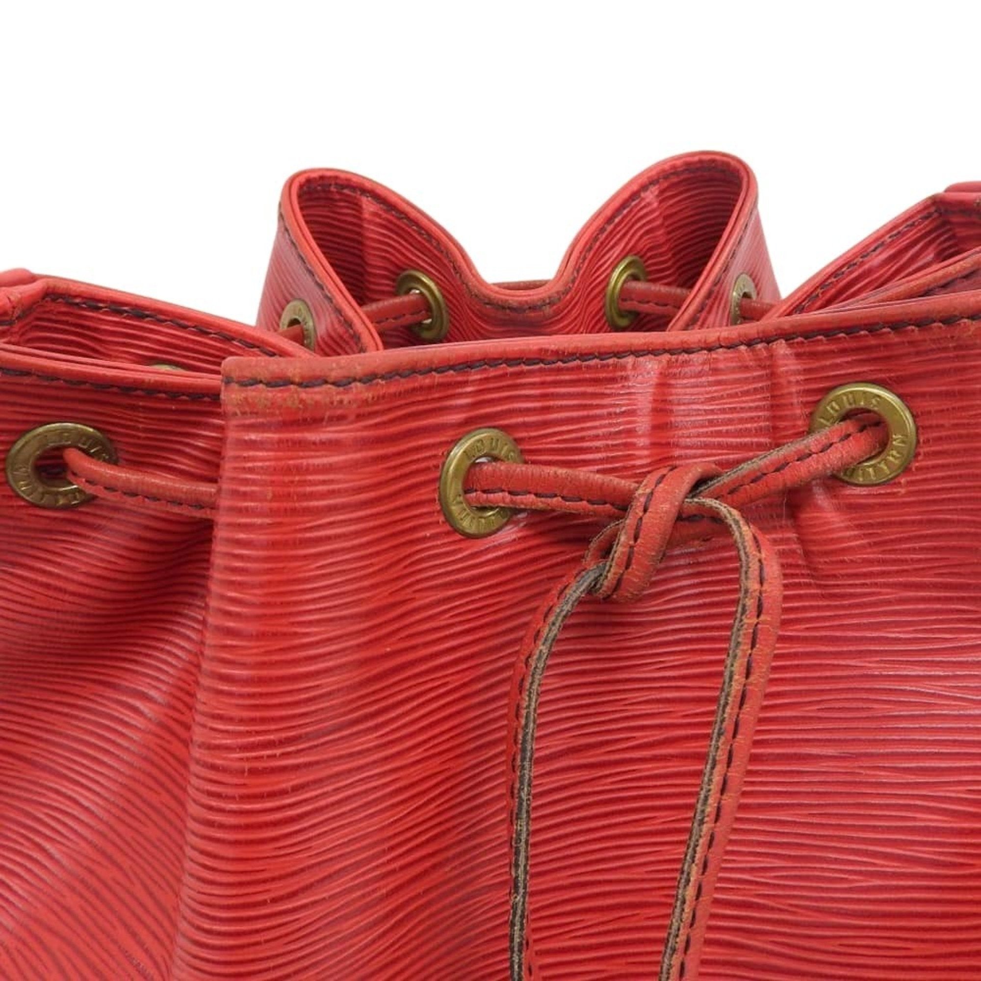 Louis Vuitton Epi Castilian Red Red Color Leather Shoulder Bag (Pre-Owned)