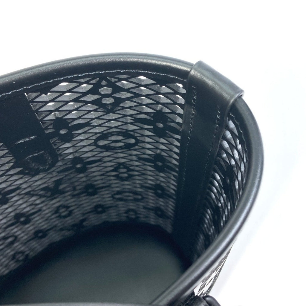 Louis Vuitton Black Noir Monogram Plastic Shoulder Bag (Pre-Owned)