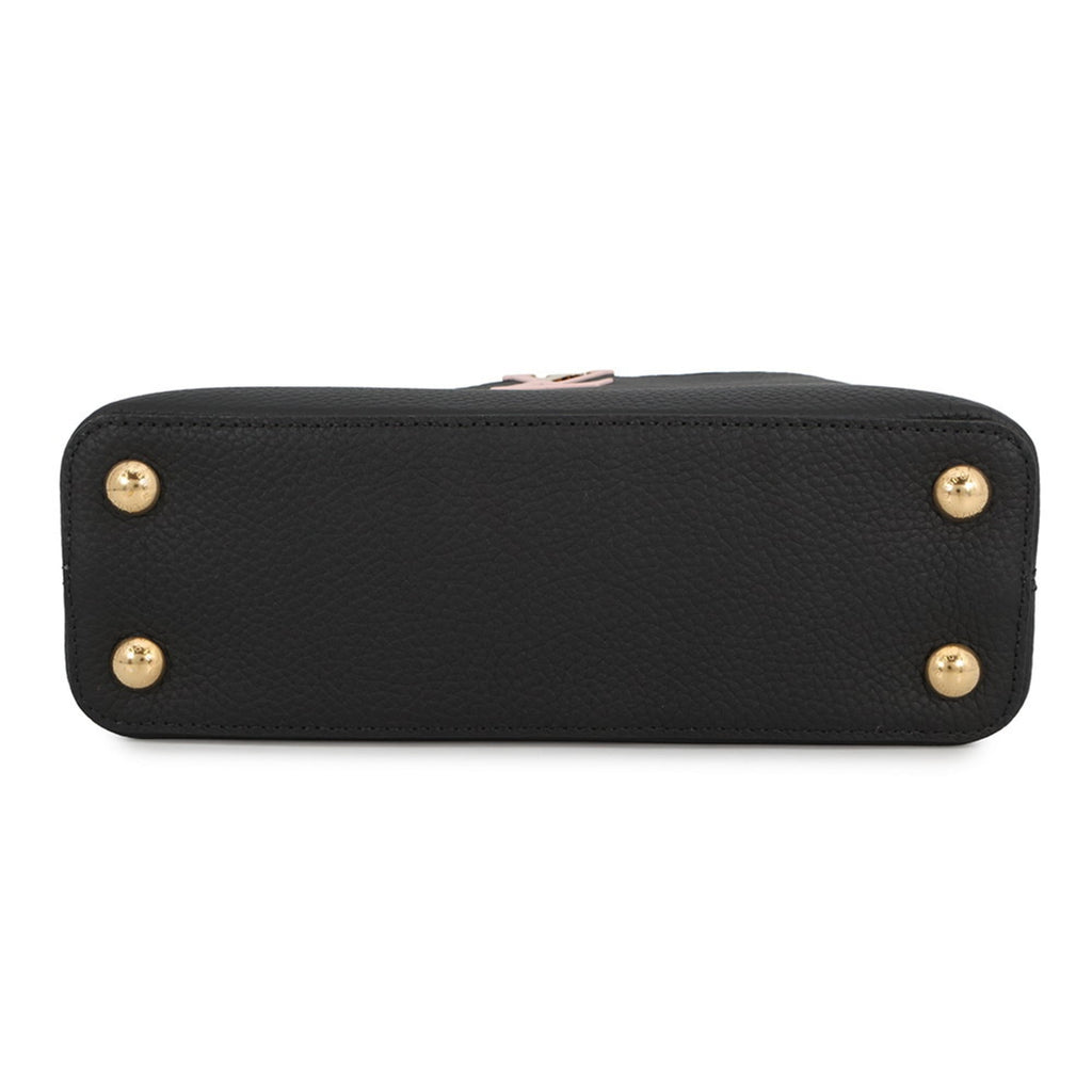 Louis Vuitton Black Noir Exotic Leather Handbag Shoulder Bag (Pre-Owned)