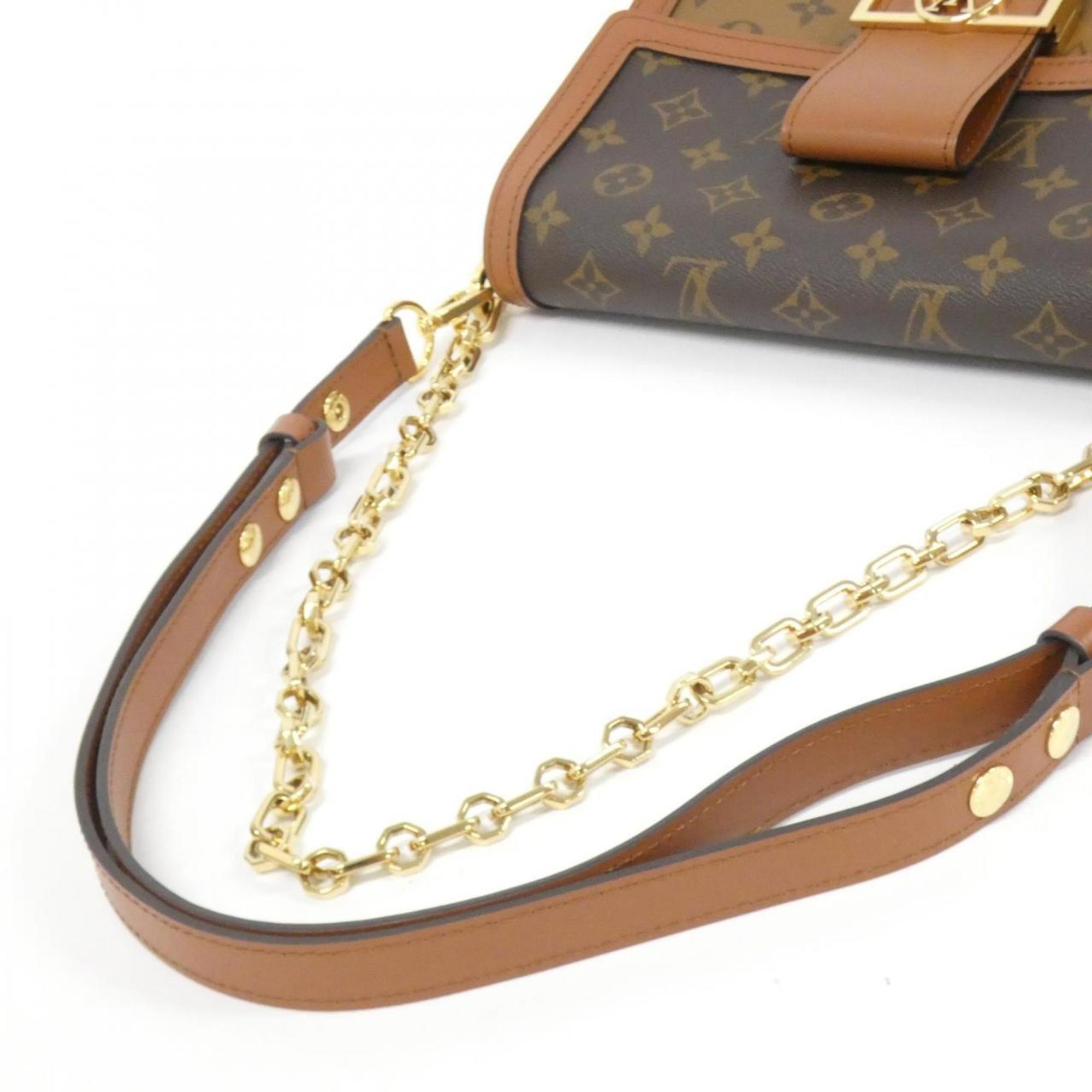 Louis Vuitton Brown Coated Canvas Shoulder Bag (Pre-Owned)
