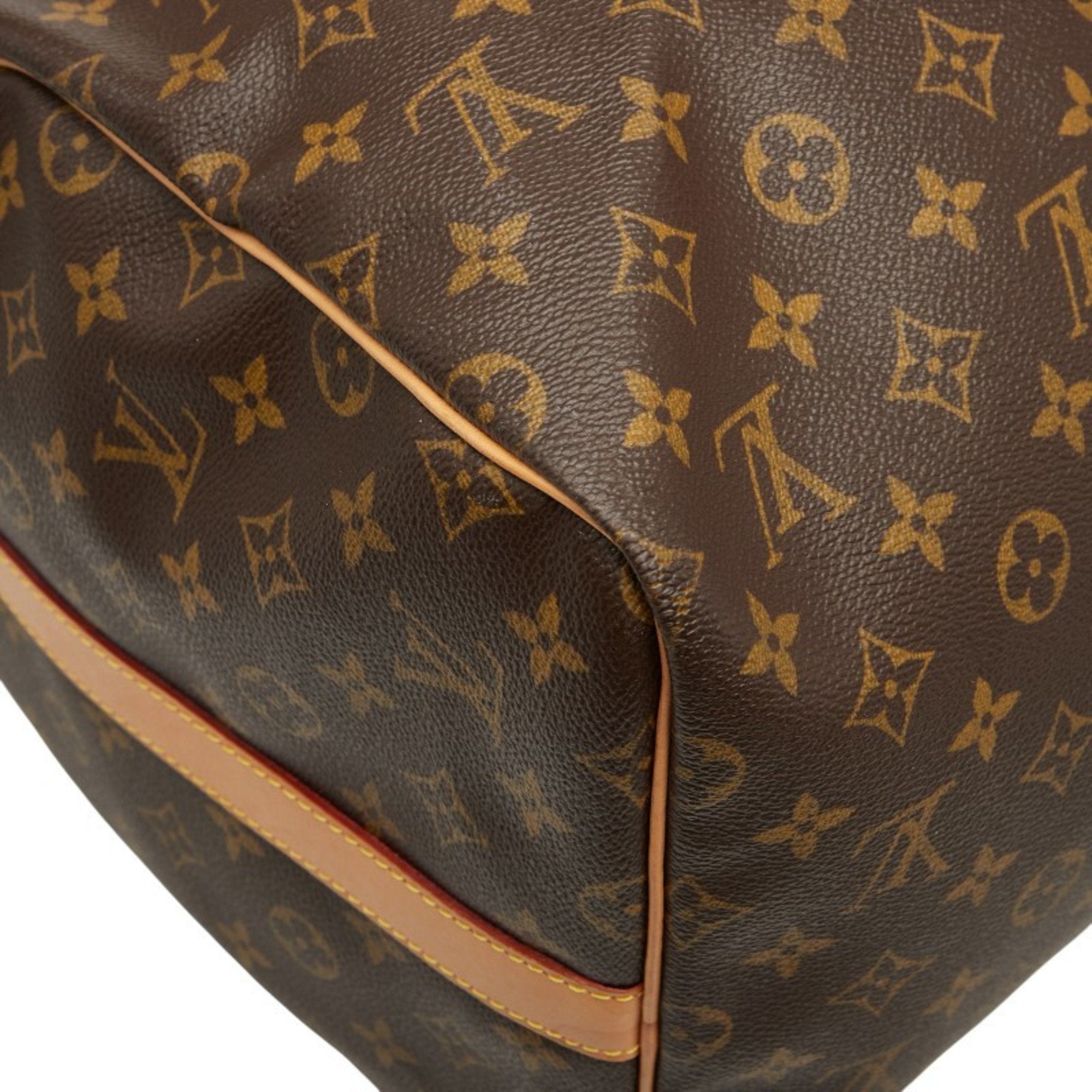 Louis Vuitton Brown Pvc Leather Boston Bag Shoulder Bag (Pre-Owned)