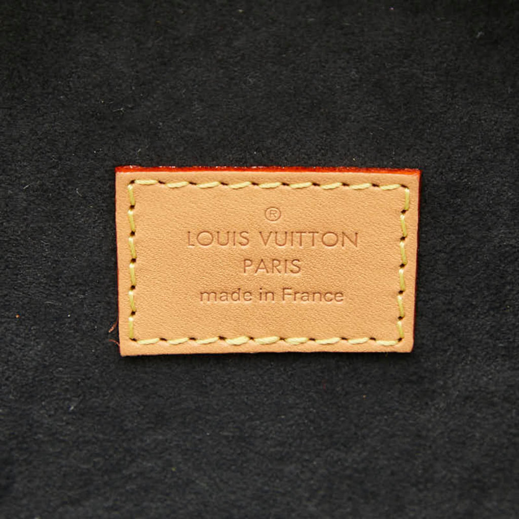 Louis Vuitton Brown Pvc Leather Shoulder Bag Vanity Bag (Pre-Owned)