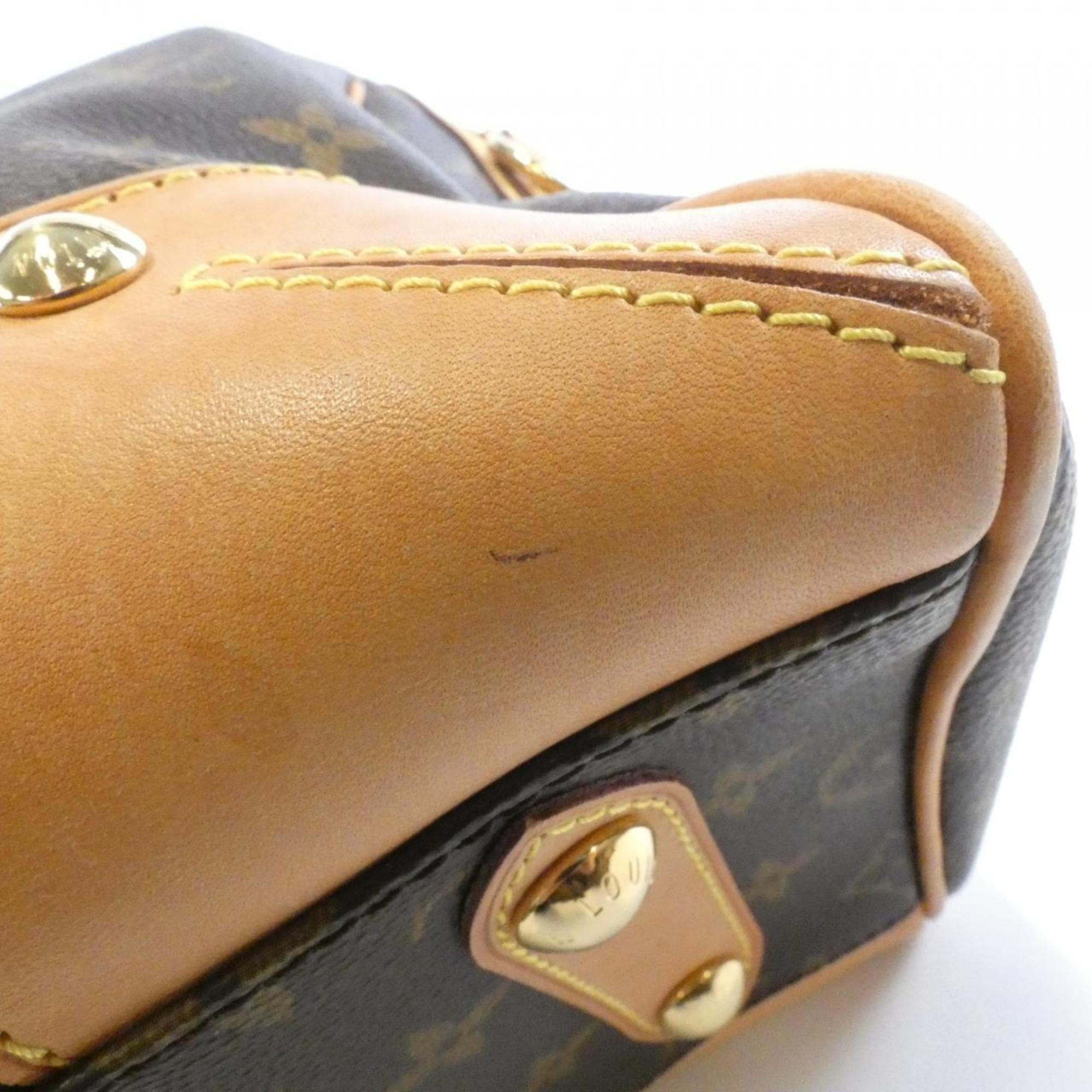 Louis Vuitton Marron Coated Canvas Handbag (Pre-Owned)