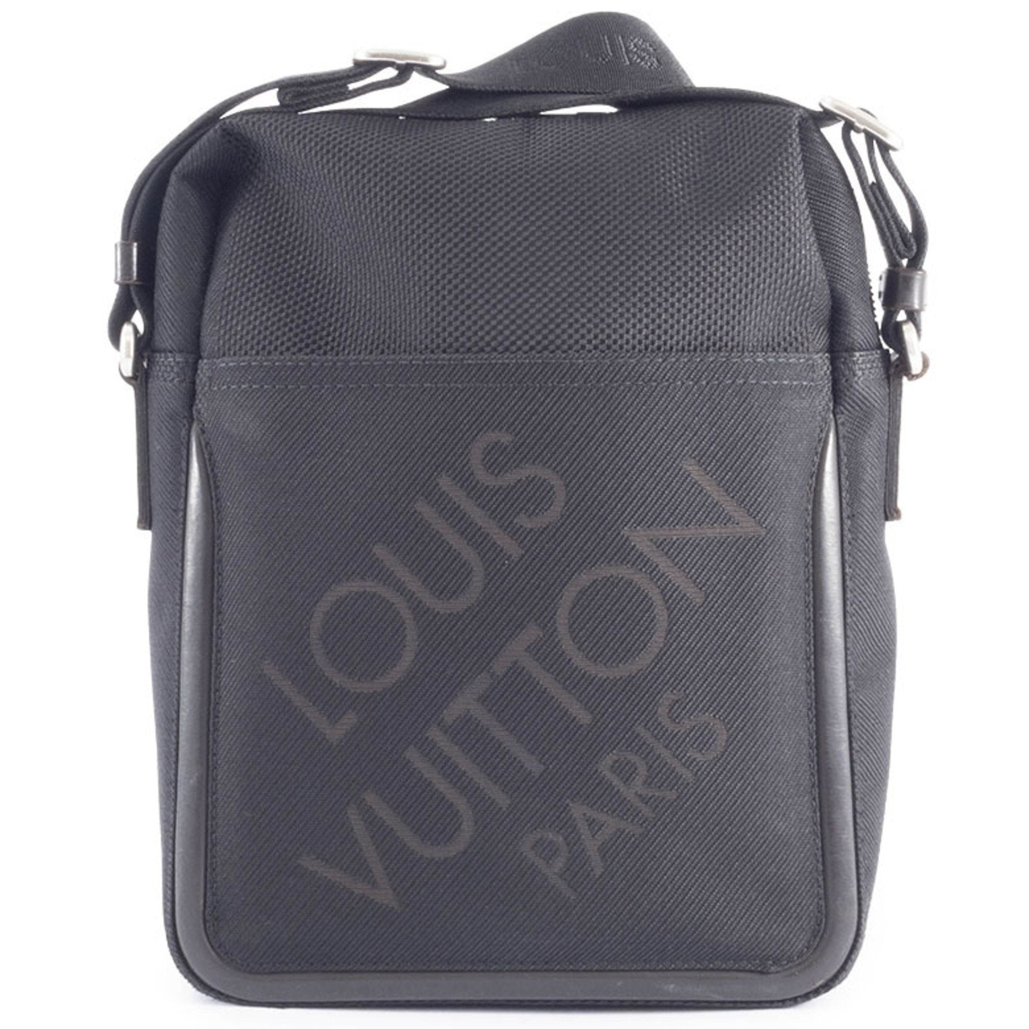 Louis Vuitton Black Noir Damier Geant Shoulder Bag (Pre-Owned)