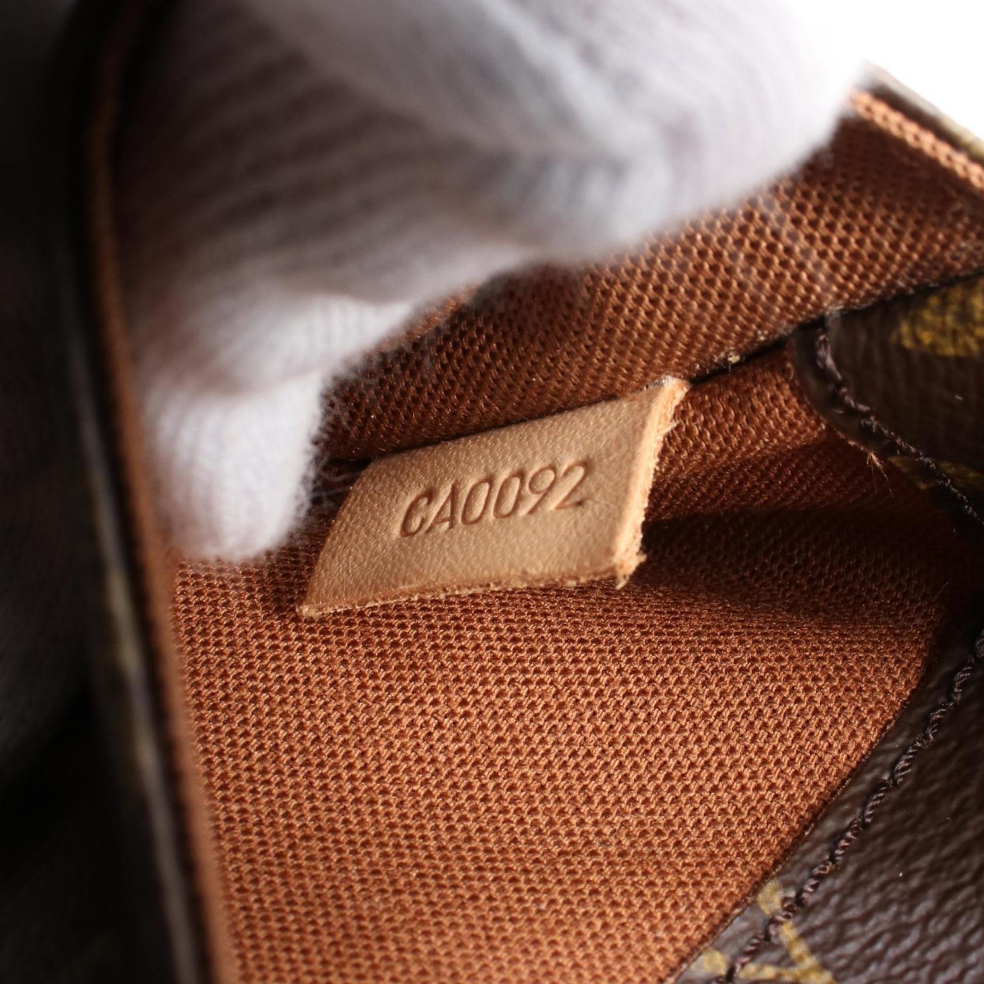 Louis Vuitton Brown Coated Canvas Leather Fanny Pack (Pre-Owned)