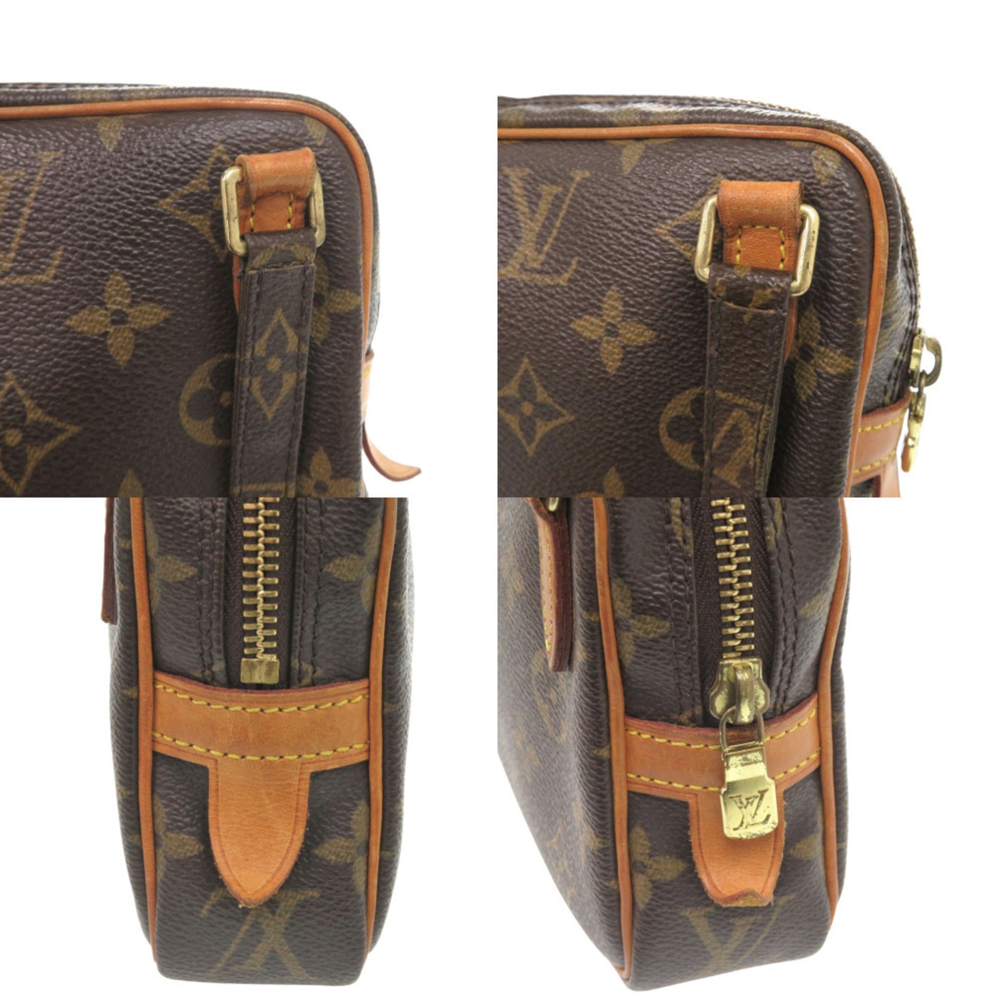Louis Vuitton Brown Monogram Shoulder Bag (Pre-Owned)