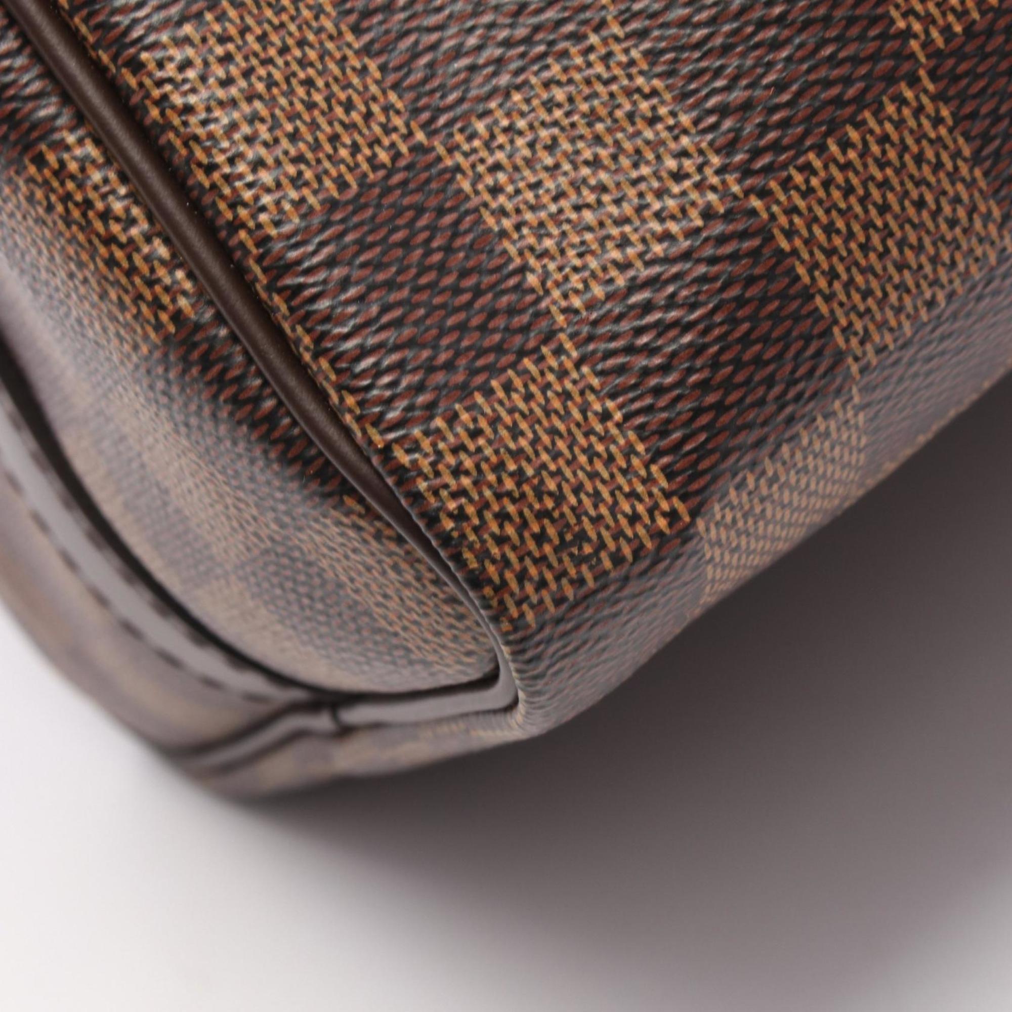 Louis Vuitton Brown Ebene Coated Canvas Leather Handbag (Pre-Owned)