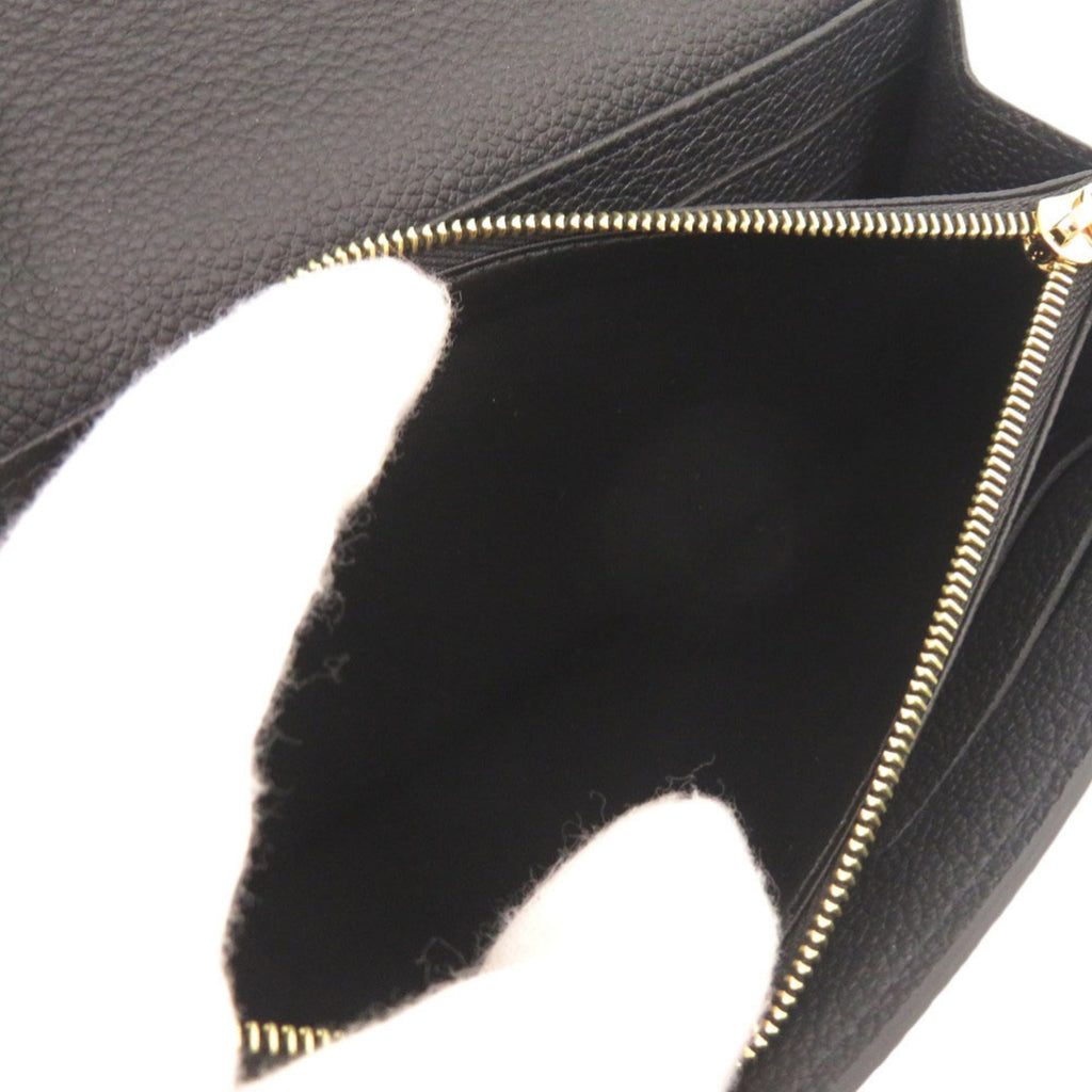 Louis Vuitton Monogram Empreinte Black Noir Monogram Empreinte Long Wallet (Bi-Fold) (Pre-Owned)