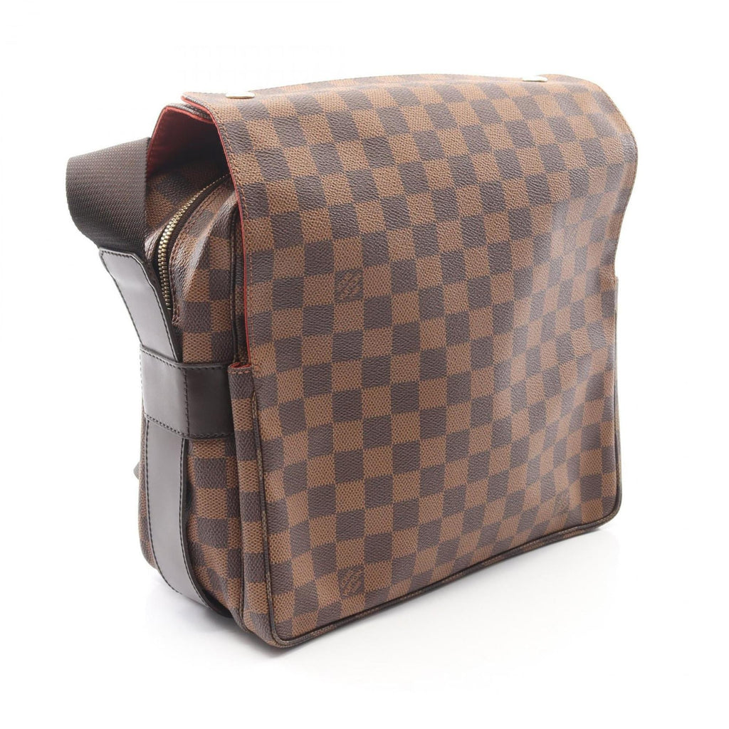Louis Vuitton Damier Brown Ebene Coated Canvas Leather Shoulder Bag (Pre-Owned)