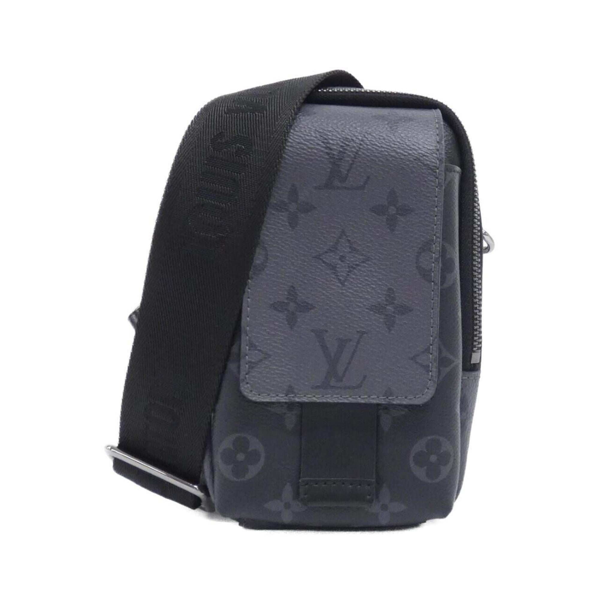 Louis Vuitton Black Coated Canvas Shoulder Bag (Pre-Owned)