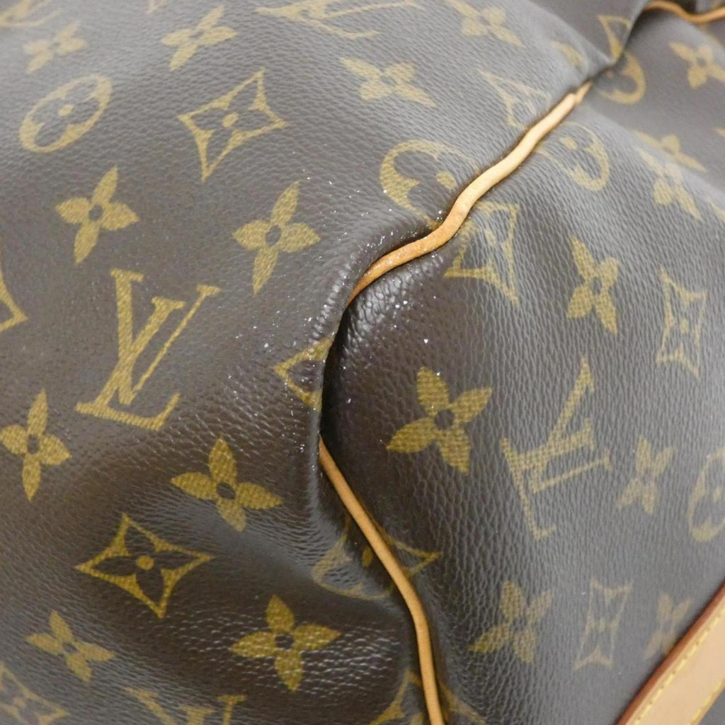 Louis Vuitton Marron Coated Canvas Boston Bag (Pre-Owned)