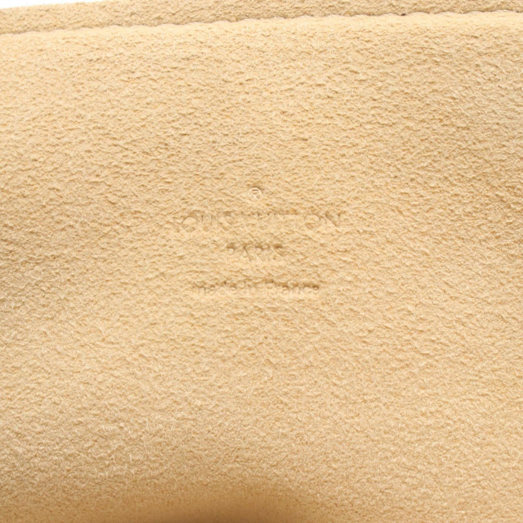 Louis Vuitton Brown Coated Canvas Leather Shoulder Bag (Pre-Owned)
