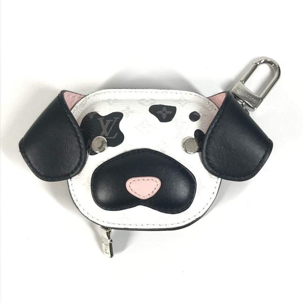 Louis Vuitton Black Multi-Color White Monogram Canvas Coin Purse/Coin Case (Pre-Owned)