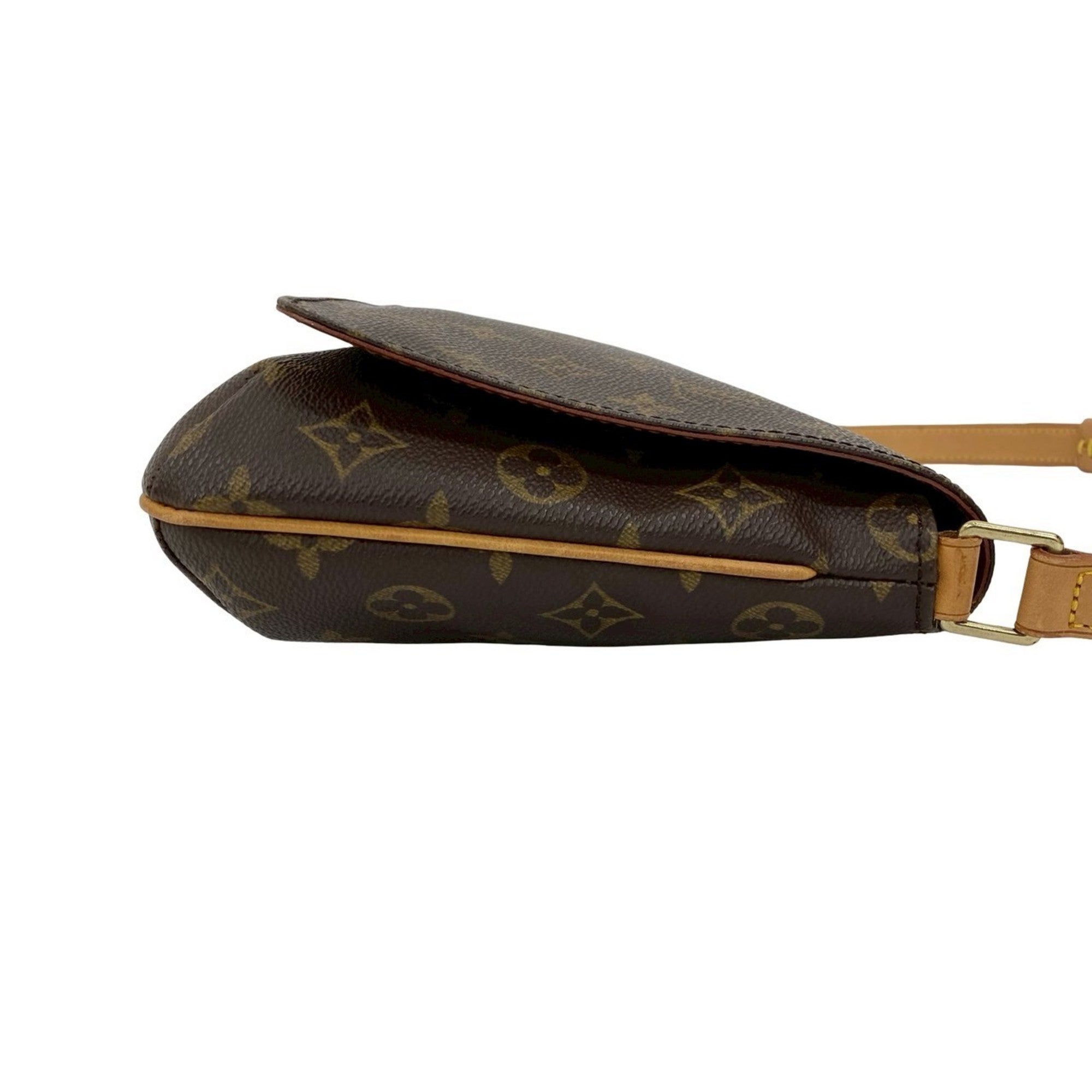 Louis Vuitton Brown Leather Pvc Shoulder Bag (Pre-Owned)