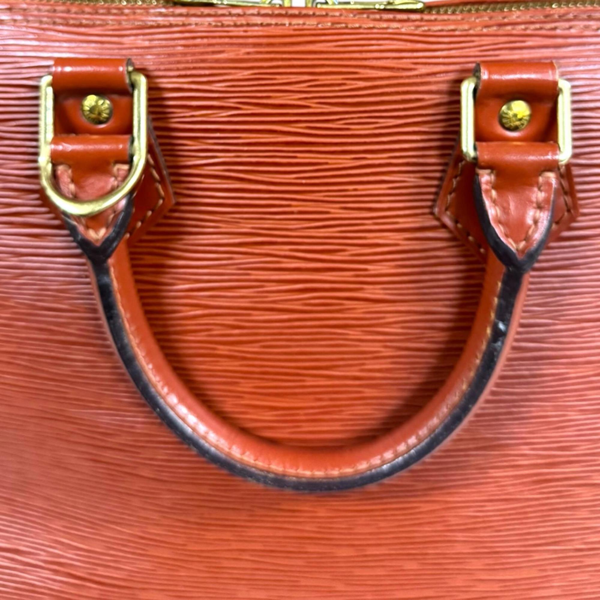 Louis Vuitton Brown Kenyan Brown Epi Leather Handbag (Pre-Owned)